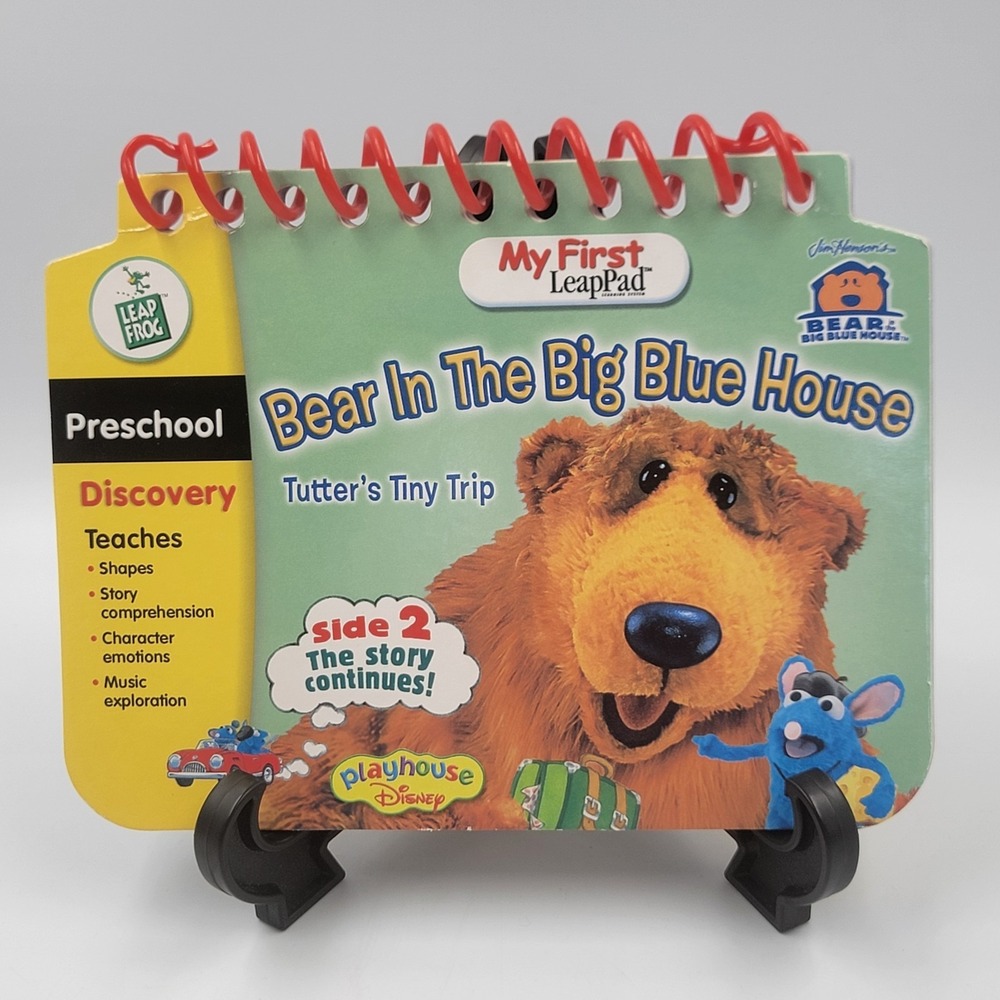 My First Leappad Bear In The Big Blue House "Tutters Tiny Trip" Preschool...
